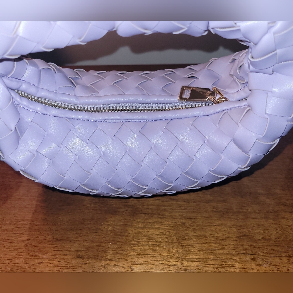 NWOT Lavender Urban Expressions Woven Bag - Picture 4 of 6